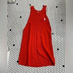 NWT somedays Lovin sleeveless knit tunic sweater size small